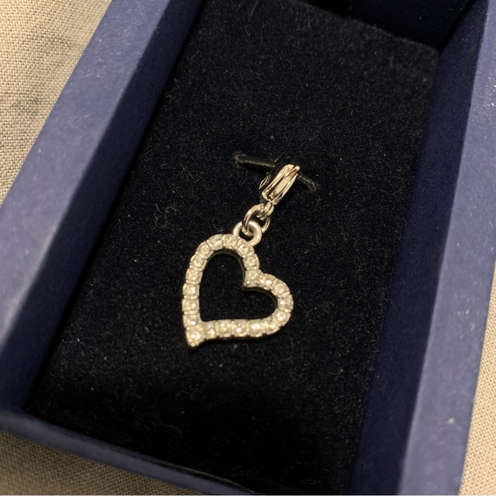 Swarovski Heart Charm